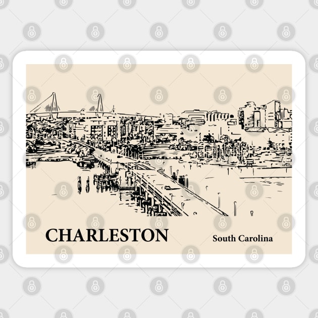 Charleston - South Carolina Sticker by Lakeric